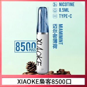 梟客XIAOKE8500口拋棄式一次性電子煙 口紅款高顏值設計